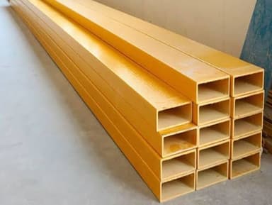 قوطی مستطیل کامپوزیتی FRP/GRP