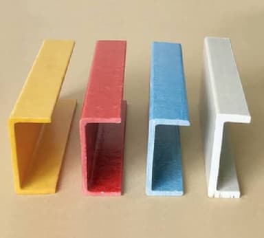 ناودانی کامپوزیتی C شکل   FRP/GRP