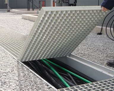 گریتینگ کامپوزیتی درپوش کانال FRP/GRP