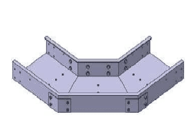 زانویی افقی ۹۰ درجه سینی کابل کامپوزیتی FRP/GRP