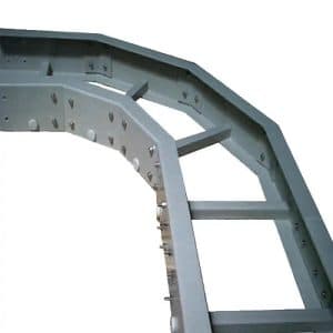 زانویی افقی ۹۰ درجه نردبان کابل FRP/GRP