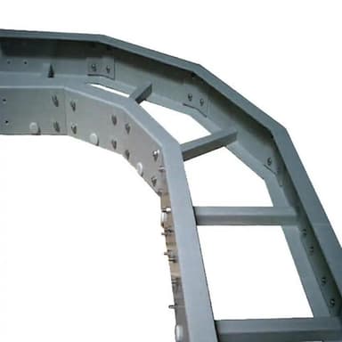 زانویی افقی ۹۰ درجه نردبان کابل FRP/GRP
