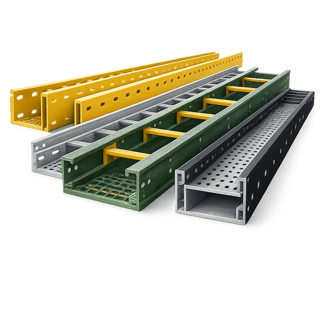 دسته‌بندی سینی کابل کامپوزیتی FRP/GRP