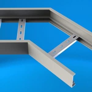 زانویی افقی ۴۵ درجه نردبان کابل FRP/GRP