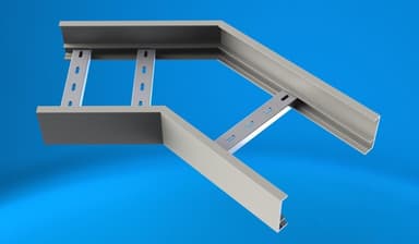 زانویی افقی ۴۵ درجه نردبان کابل FRP/GRP