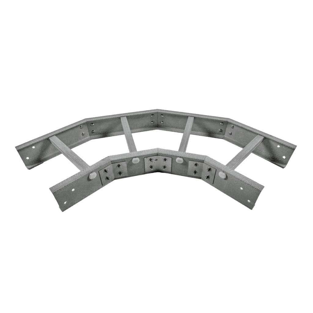 زانویی افقی ۹۰ درجه نردبان کابل FRP/GRP