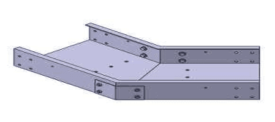 زانویی افقی ۴۵ درجه سینی کابل کامپوزیتی FRP/GRP