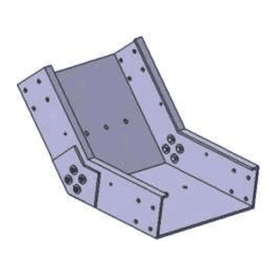 زانویی عمودی داخلی ۴۵ درجه سینی کابل کامپوزیتی FRP/GRP
