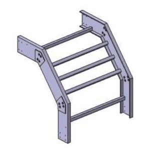 زانویی عمودی داخلی ۹۰ درجه نردبان کابل FRP/GRP