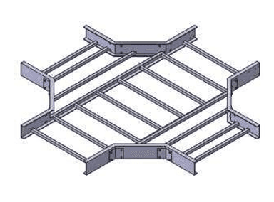 چهارراهی افقی نردبان کابل FRP/GRP