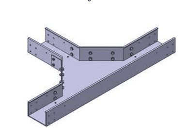 سه‌راهی افقی سینی کابل کامپوزیتی FRP/GRP