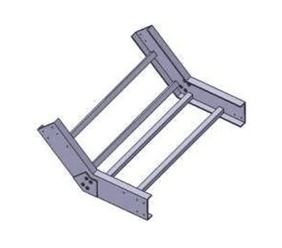 زانویی عمودی داخلی ۴۵ درجه نردبان کابل FRP/GRP