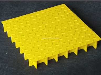 درپوش دریچه کامپوزیتی با روکش ورق موج‌دار FRP/GRP