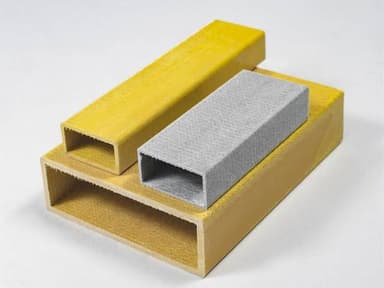 لوله مستطیلی کامپوزیتی FRP/GRP