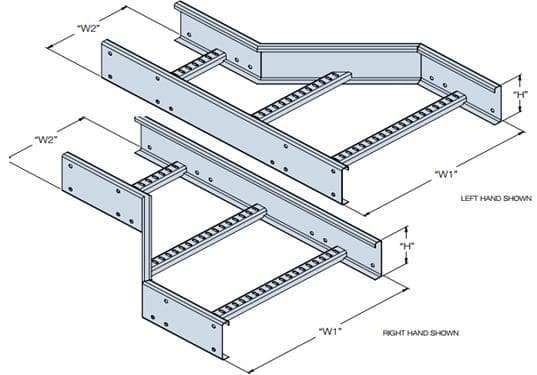 تبدیل چپگرد نردبان کابل FRP/GRP تبدیل چپگرد نردبان کابل FRP/GRP