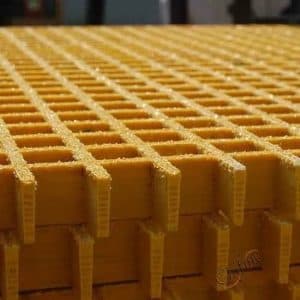 گریتینگ قالبی ضد لغزش FRP/GRP