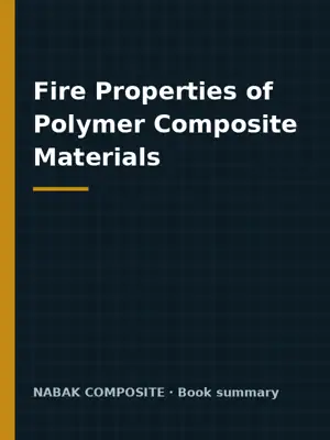 جلد کتاب Fire Properties of Polymer Composite Materials