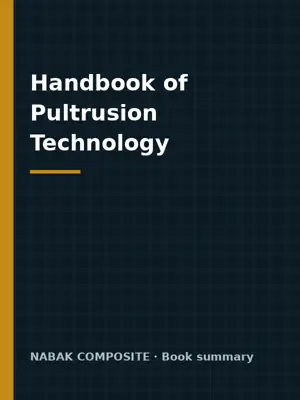 جلد کتاب Handbook of Pultrusion Technology