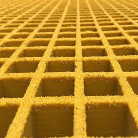 Anti-slip grit surface close-up